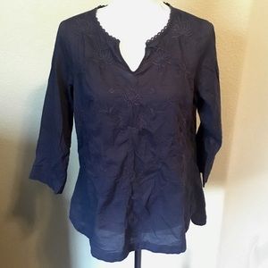 Old Navy Lightweight Embroidered Top